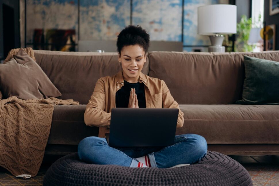 woman inside home