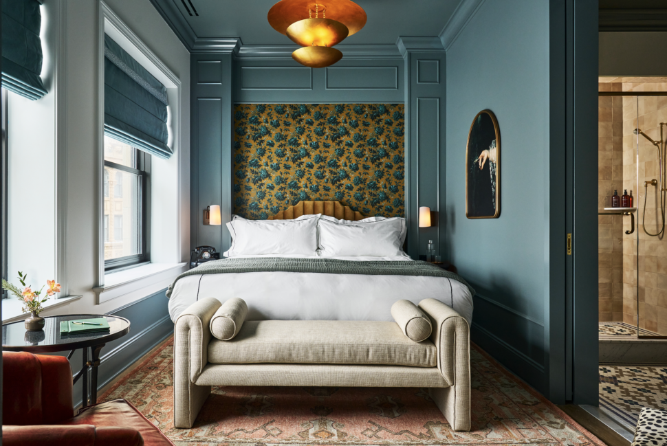 Vincent Bed Up Close Fidelity Hotel in Cleveland
